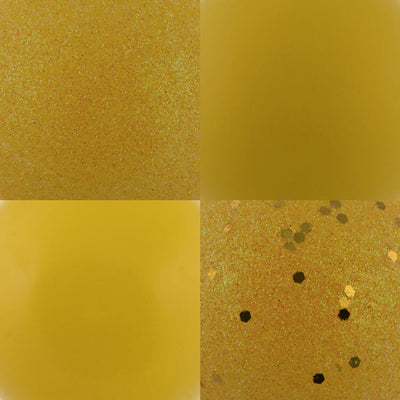 2.75" Yellow Four-Finish Ball Christmas Ornaments 20 Per Box