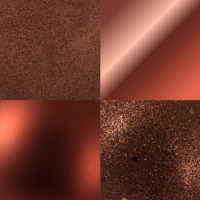 3" Coral Four-Finish Ball Christmas Ornaments 16 Per Box