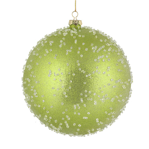 8" Celadon Ice Ball Ornaments 2 Per Bag