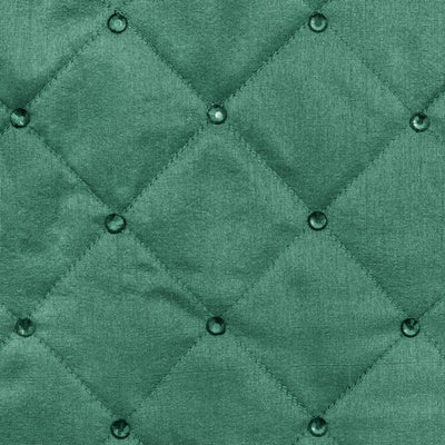 52" Green Quilt Stitch Jewel Tree Skirt