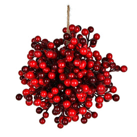 8" Red Berry Ball