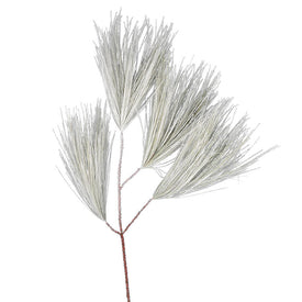 30" Flocked Coutler Pine Sprays 2-Pack