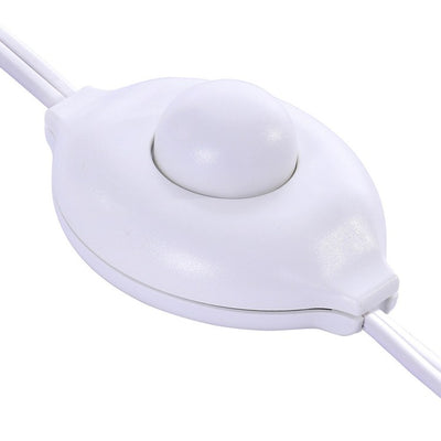 7.5' White Salem Pencil Pine Artificial Christmas Tree with 350 Warm White LED Lights