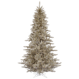 7.5' Unlit Champagne Fir Artificial Christmas Tree