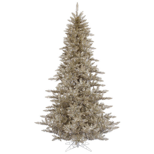7.5' Unlit Champagne Fir Artificial Christmas Tree