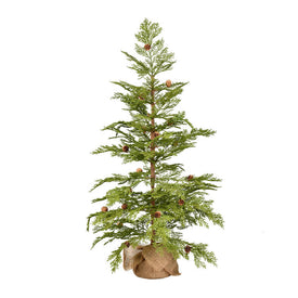 Vickerman 36" Cedar Pine Artificial Christmas Tree, Unlit