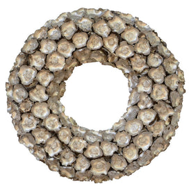 20" Champagne Coco Flower Wreath