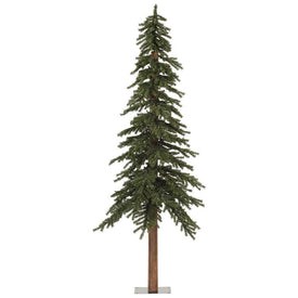 8' x 50" Unlit Natural Alpine Artificial Christmas Tree