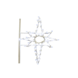 3' Star of Bethlehem Commercial Pole Decoration with 47 LED Lights