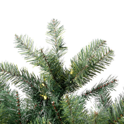 7.5' Salem Pencil Pine Artificial Christmas Tree with Warm White LED Dura-Lit Lights