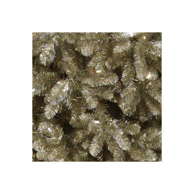 5.5' Champagne Upside Down Artificial Christmas Tree Unlit