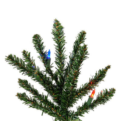 2.5' Pre-Lit Anoka Pine Artificial Christmas Tree with Multi-Colored Dura-Lit LED Lights