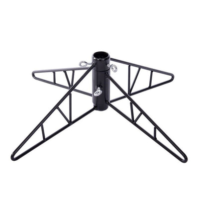 7.5' x 49" Pre-Lit Flocked Atka Pine Slim Artificial Christmas Tree with Warm White Wide-Angle LED Lights