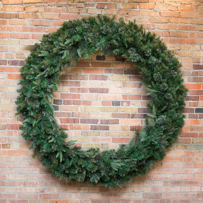 60" Cashmere Artificial Christmas Wreath without Lights - OPEN BOX
