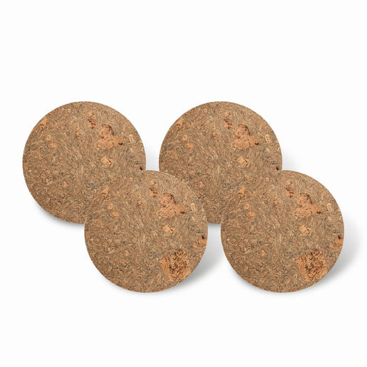Cork Collection 14.5" Round Placemats Set of 4