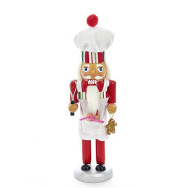 10" Wooden Chef Nutcracker