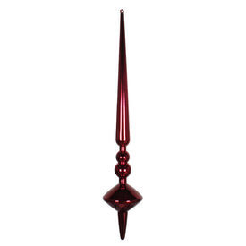 18" Wine Shiny Cupola Finial