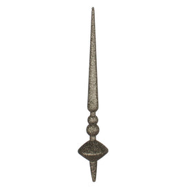 18" Moss Green Glitter Cupola Finial