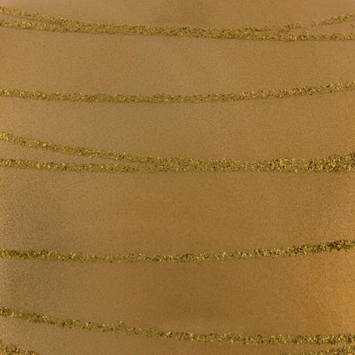 6" Honey Gold Candy Finish Ball with Glitter Lines 3 Per Bag