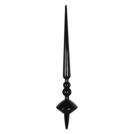 18" Black Shiny Cupola Finial