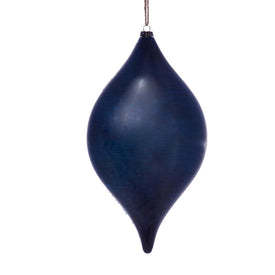 11.5" Midnight Blue Wood Grain Drop Ornaments 2 Per Pack