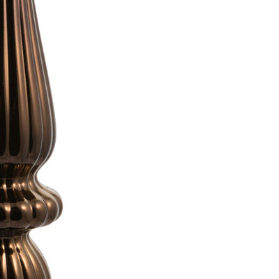 14" Chocolate Shiny Finial Drop Christmas Ornaments 2 Per Bag