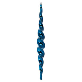 14.6" Midnight Blue Spiral Icicles 2 Per Box