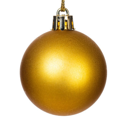 1.5"/2" Gold Shiny/Matte Finish Ball Christmas Ornaments 50 Per Box