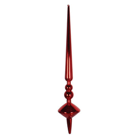 18" Red Shiny Cupola Finial