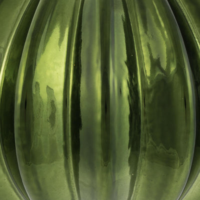 5.5" x 5.7" Moss Green Shiny Onion Christmas Ornaments 3 Per Bag