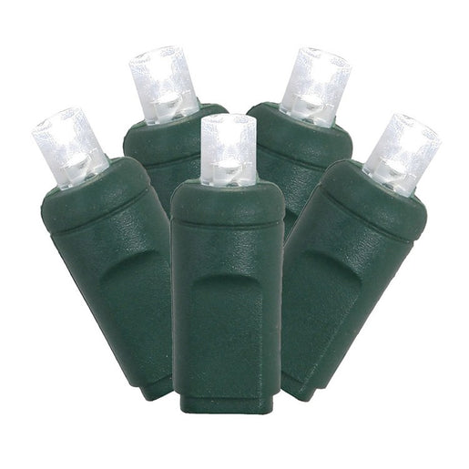 120-Count Warm White Wide-Angle Twinkle LED Net Lights on Green Wire