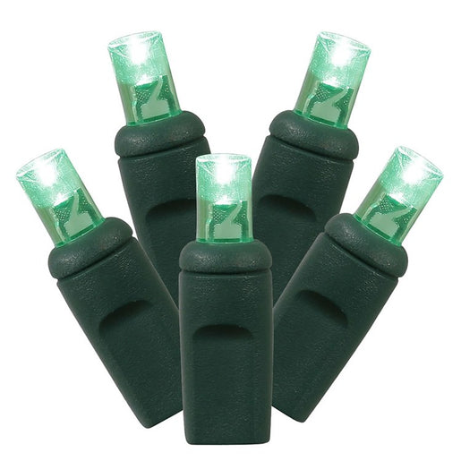 70-Count Green Twinkle Wide-Angle LED Christmas Light Strand on 35' Green Wire