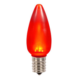 Replacement Red Twinkle C9 Ceramic LED Bulbs 25-Pack