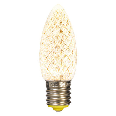Vickerman C9 LED Warm White Faceted Replacement Bulb, bag of 25