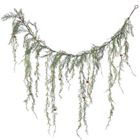 4' Unlit Weeping Cedar Artificial Christmas Garland