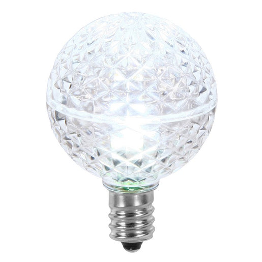 Replacement Cool White G40 Faceted LED Bulbs 25-Pack