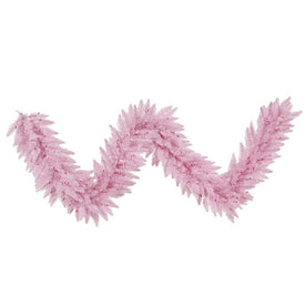 9' x 14" Unlit Pink Fir Artificial Christmas Garland