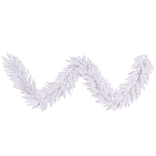 Vickerman 9' White Fir Artificial Christmas Garland, Unlit