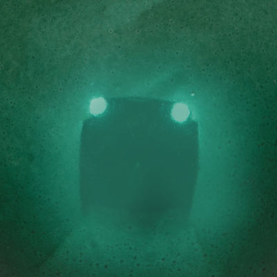 2.4" Midnight Green Shiny Ball Ornaments 24-Pack