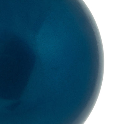 4.75" Blue Candy Ball Ornaments 4-Pack