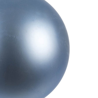 6" Periwinkle Four-Finish Ball Christmas Ornaments 4 Per Box