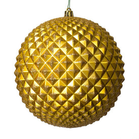 6" Gold Durian Glitter Balls 4 Per Bag