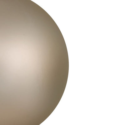 6" Oat Matte Ball Ornaments 4-Pack