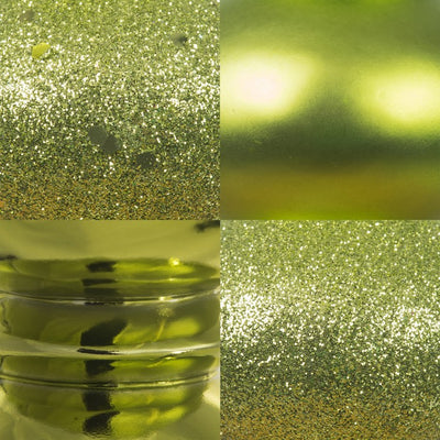 7" Lime Four-Finish Finial Christmas Ornaments 8 Per Box