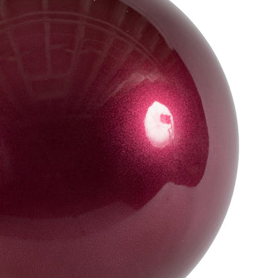 6" Berry Red Candy Ball Ornaments 4-Pack