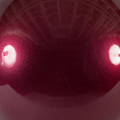 6" Berry Red Candy Ball Ornaments 4-Pack