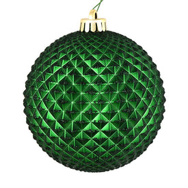 6" Emerald Durian Glitter Balls 4 Per Bag