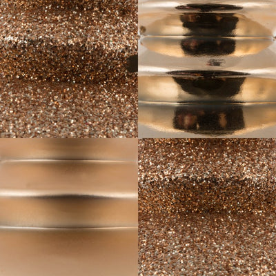 7" Cafe Latte Four-Finish Finial Christmas Ornaments 8 Per Box