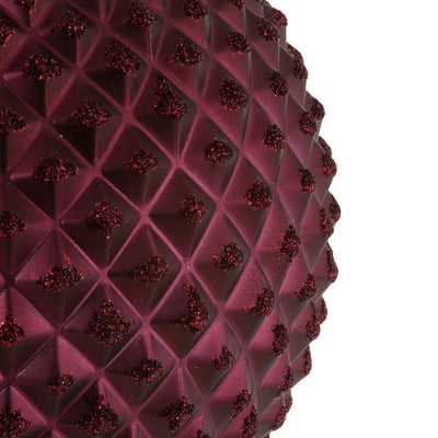 6" Wine Durian Glitter Balls 4 Per Bag