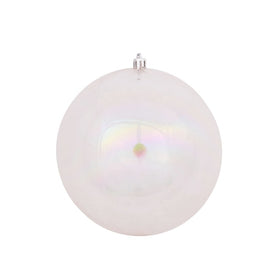 2.4" Clear Iridescent Ball Ornaments 24 Per Bag
